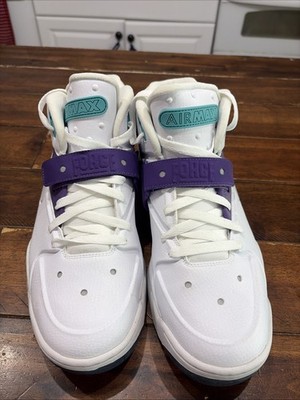 Nike Air Force Max 2013 Ultraviolet White Barkley Size 12 Sneakers 555105-101