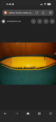 ultra rare leinenkugel yellow honey weiss canoe pool table light