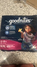 Goodnites Girls Nighttime Underwear S/M 43-68 lbs Encanto 22 Count