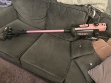 Numatic Pink Hetty Quick Cordless Vacuum Cleaner with X5 Pods and Accessories