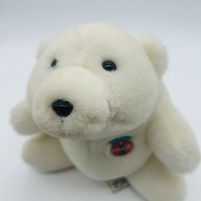 Coca Cola Polar Bear Plush 1993 Coke White 7 Stuffed Animal Christmas Xmas