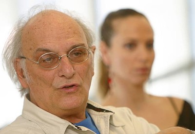 Carlos Saura and Aida Gomez during The 2003 Miami International Fi- Old Photo 1