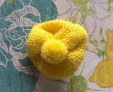 Vintage Skipper Yellow Knit Hat or Tam Sidelights Pak