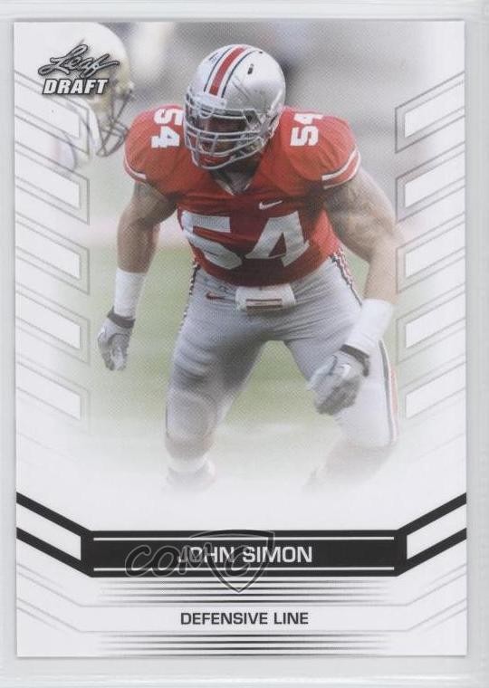 2013 Leaf Draft John Simon #91 0a1