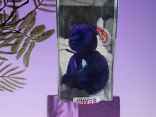 TY BEANIE BABY PRINCESS BEAR 5TH/6TH INDO/CANADIAN PE NO SPACE POEM AUTH MWMT MQ