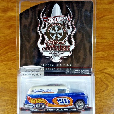 Hot Wheels RLC 24th Collectors Convention '55 Chevy Panel 102/1500 Blue 2010