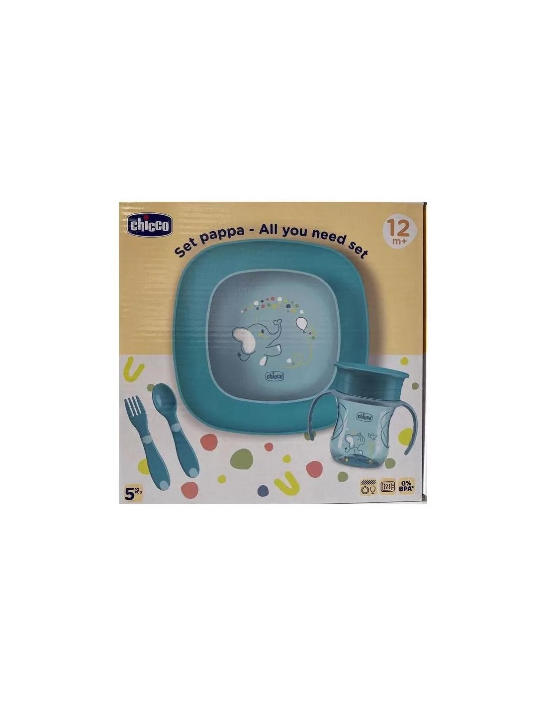 Chicco Set Pappa 12 mesi + Bimbo