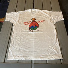 Vintage 70s 80s Sherwin Williams Paint SWP Cover The Earth T-shirt Size XXL