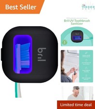 UV-C Toothbrush Sanitizer and Holder Portable Cleaner Travel Cover Magnetic