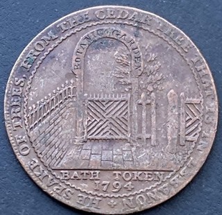 Bath Half Penny Token 1794 Condor Trade Coin Lot 100