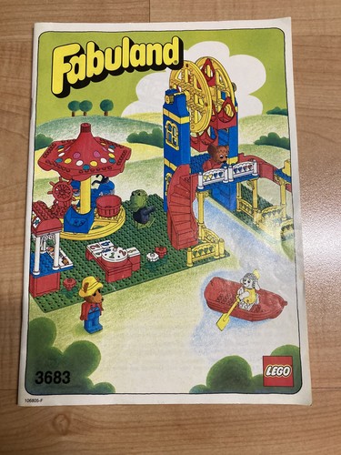 LEGO vintage fabuland 3683 Amusement Park with box and instructions - Picture 14 of 15
