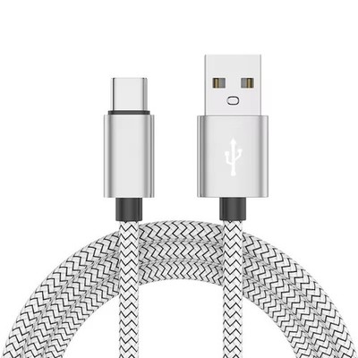 USB A to USB C Cable Fast Charging Type C Cord Nylon Braided Only Android Device