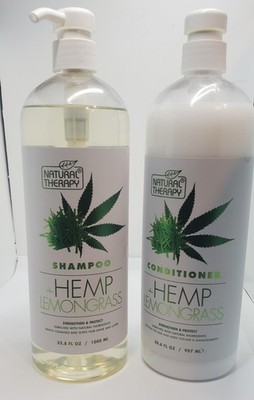 set Natural Therapy Hemp & Lemongrass Conditioner + shampoo