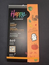 The Happy Planner Seasonal Fall Sticker Book – Classic – 869 Pieces – New