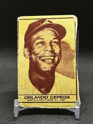 Orlando Cepeda [Hand Cut] 1971 Milk Duds card