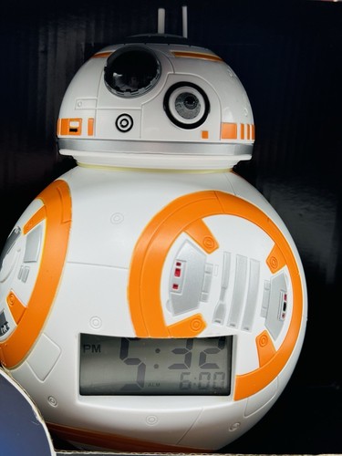 STAR WARS FORCE AWAKENS BB-8 ALARM CLOCK NIGHT LIGHT MINT NEW - Bild 2 von 6