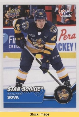 2021-22 Upper Deck CHL Star Rookie Blue Spencer Sova #372 READ 9jn