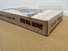 NES Metal Gear Famicom Box Included Vintage JPN Limited Edition Rare Model Video