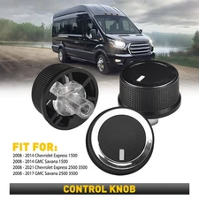 08-17 3x Express van Savana A/C temp heater control knob 84793085 NEW