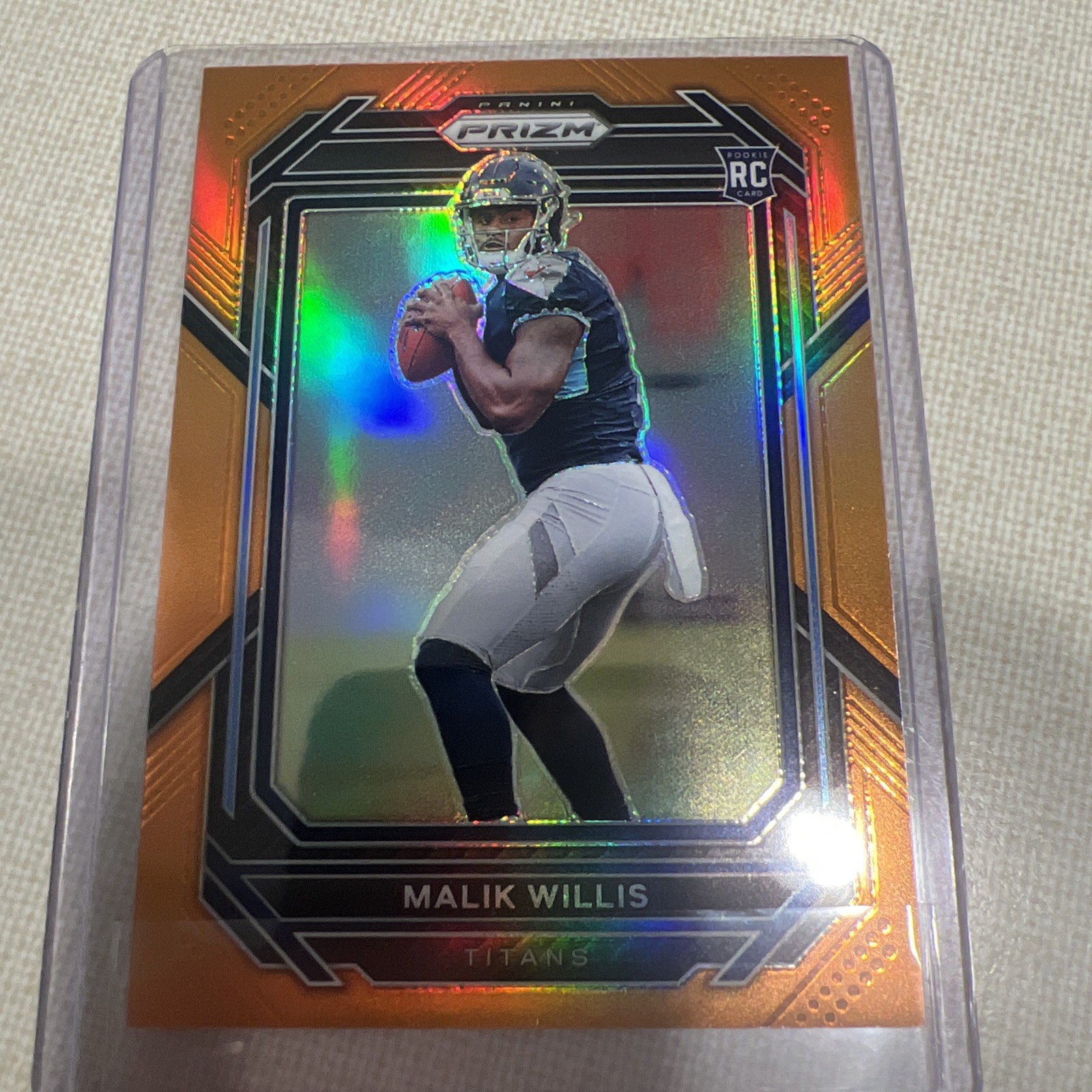 2022 Panini Prizm Rookies Orange Prizm 215/249 Malik Willis #303 Rookie RC 1k9t