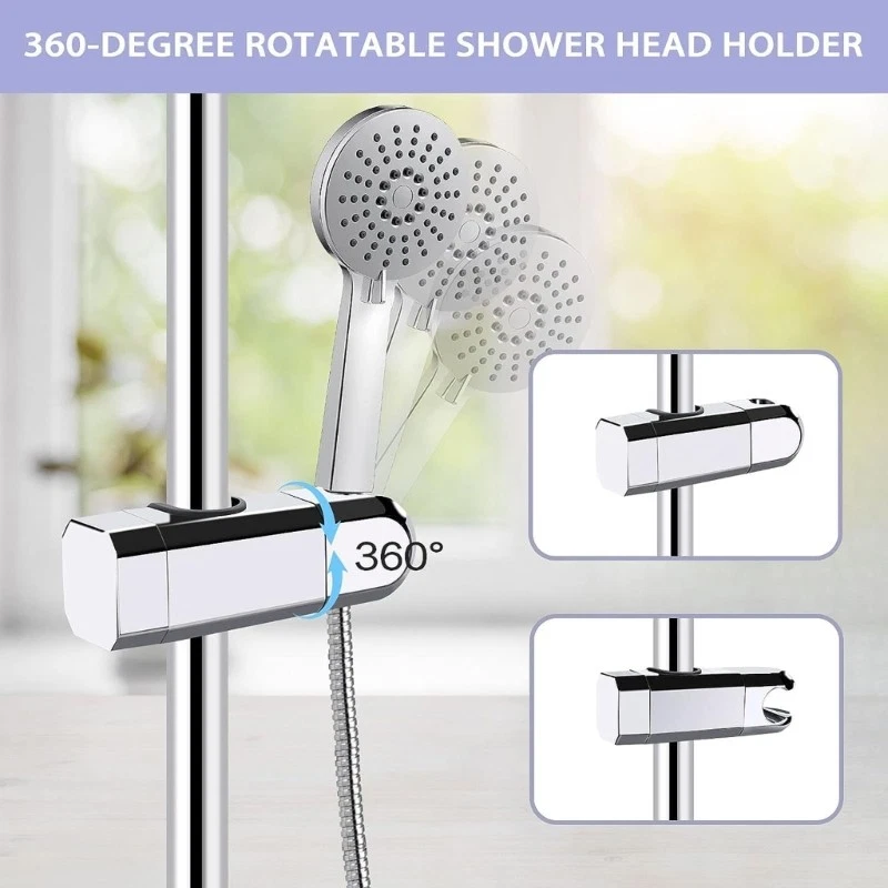 ABS Shower Head Holder Replacement Convenient Shower Head Holder for Bathroom - Image 4 of 4