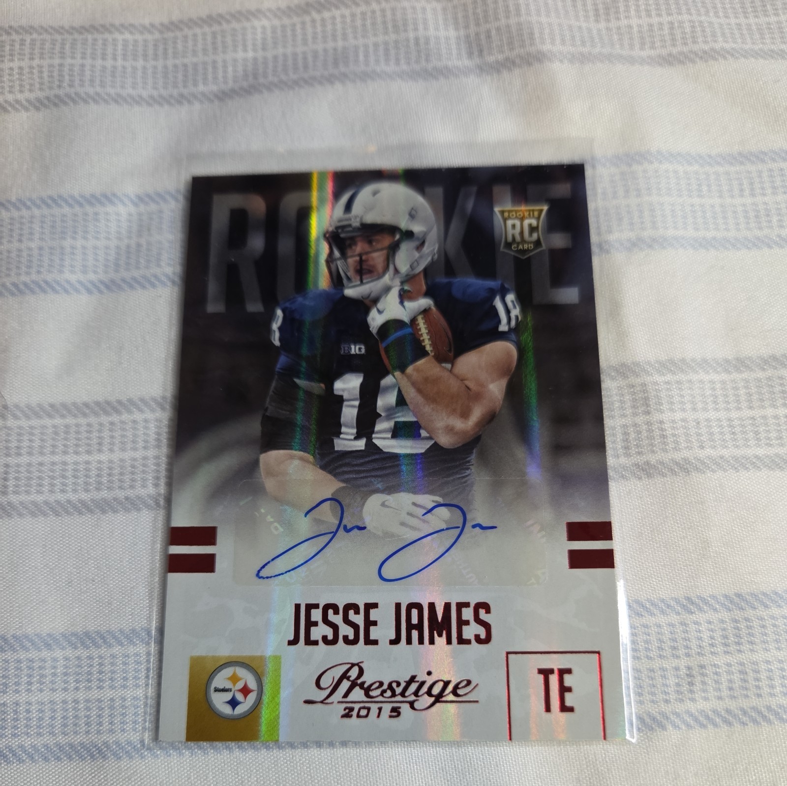 Jesse James Panini Prestige #249 Autograph-Extra Points Red