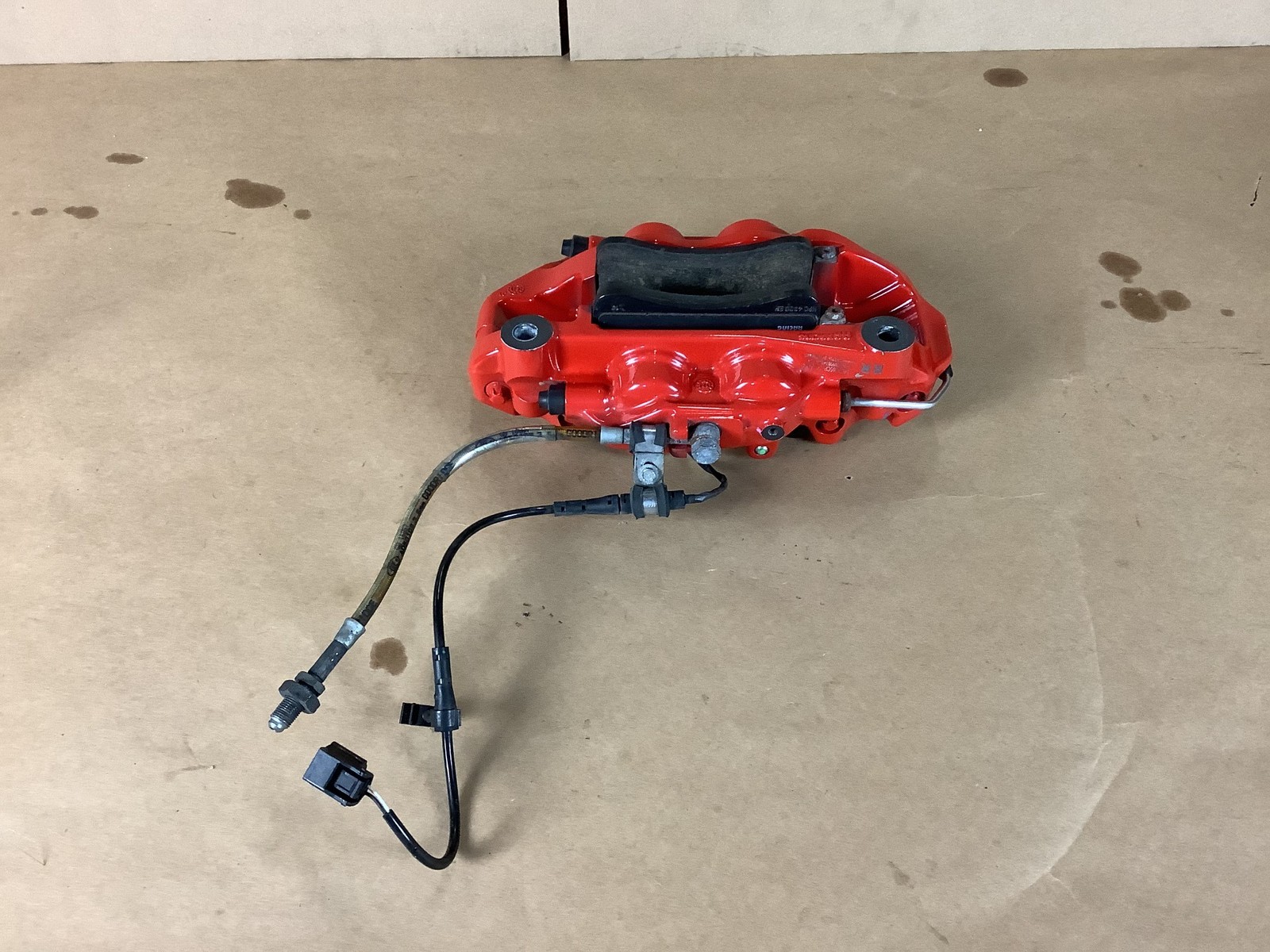 McLaren 720S 720 2018 Rear Right Passenger Brake Caliper Red W/ Pads 17-20 |:O