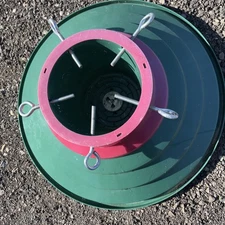 Christmas tree stand 6 1/2 inches live tree real tree Plastic Adjustable