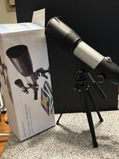 Brookstone Compact Telescope: Tripod with Carrying Case
