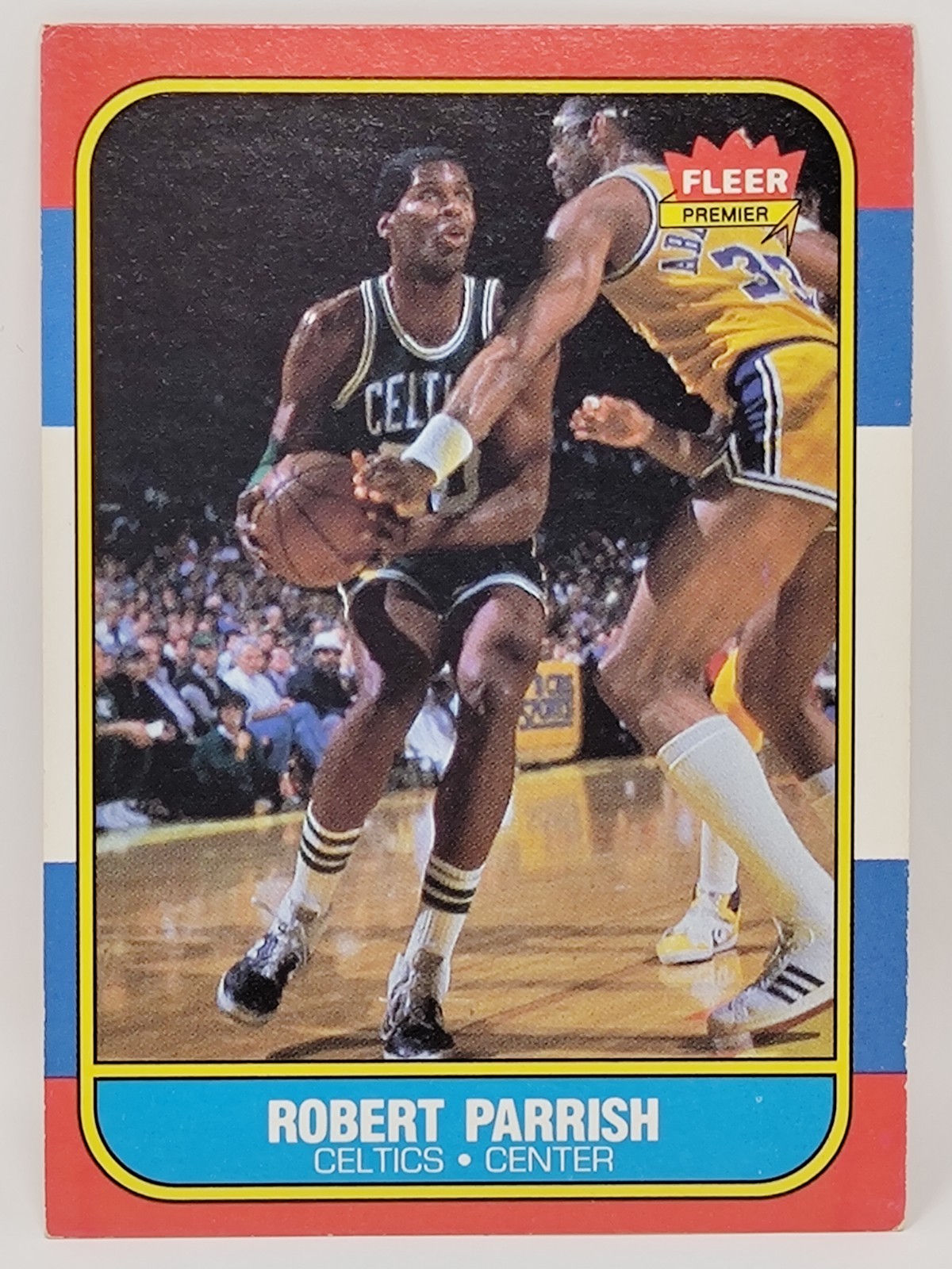 1986-87 Fleer #84 Robert Parrish Boston Celtics HOF