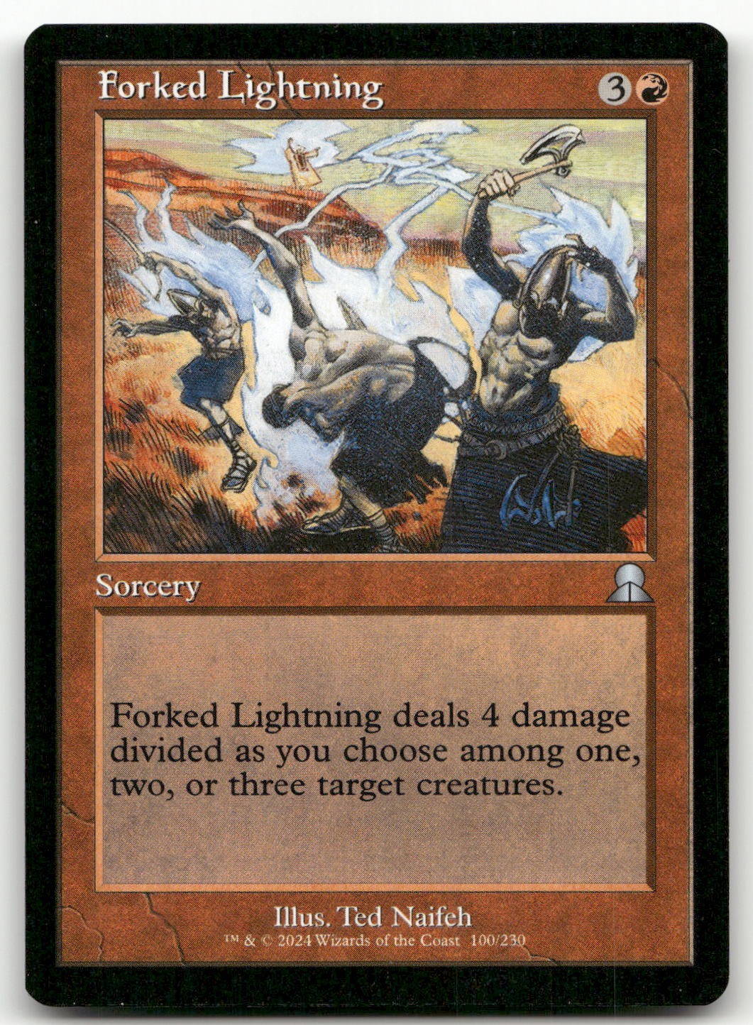 Forked Lightning (NM) Portal POR Magic MTG