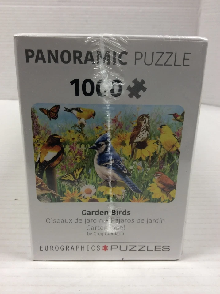 Puzzle panorámico de 1000 piezas de aves de jardín EUROGRAPHIC'S Foto 4 de 4