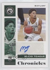 2021-22 Panini Chronicles Draft Picks Rookie Signatures MaCio Teague Auto ln4