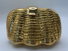 Rare Rodo Italy Hard Shell Clutch Evening Handbag Minaudière Boxclutch Italian