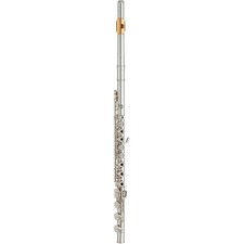 Yamaha YFL-382 Intermediate Flute Inline G B-Foot, Gold Lip-Plate