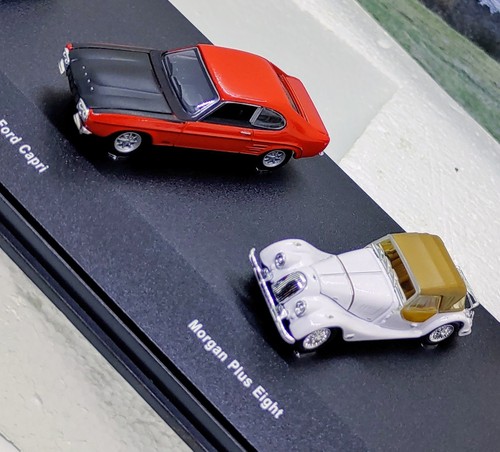 SCHUCO 1:72 scale Set 4 Models Cars, (MG-BMW-FORD-MORGAN) nuovo, con vetrinetta. - Foto 6 di 14