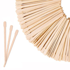 200 Pcs Wooden Wax Sticks - Eyebrow, Lip, Nose Small Waxing Applicator Sticks fo