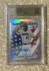 2023 Topps Finest Mike Trout World Finest Auto /25  Team USA card! BGS 9.5/10 Au
