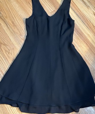 Vintage Carmen Desiree Co. Black Dress Layered Lined 8