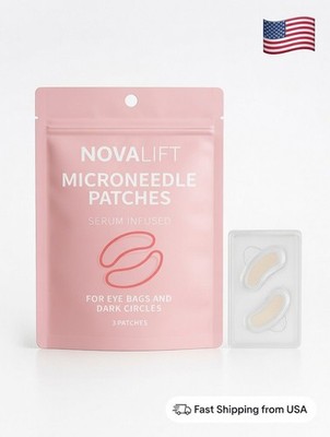NOVALIFT Micro Eye Patches   Under Eye Patch with Hyaluronic Acid & Collagen f
