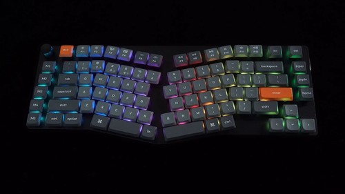 Clavier mécanique sans fil Keychron K15 Max Alice, QWERTY US, K15M-H3 Brown - Photo 11/16