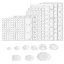 388-Pack Cabinet Cupboard Door Bumpers and Clear Silicone Rubber Feet