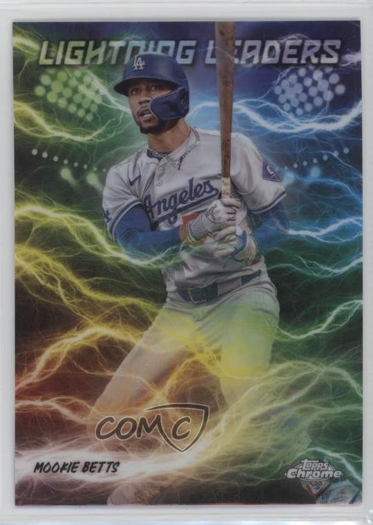 2025 Topps Chrome Lightning Leaders Mookie Betts #LL-5 0wl1