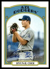 2021 Topps Heritage Minor League Real One Autographs Hyun-il Choi Auto AZL