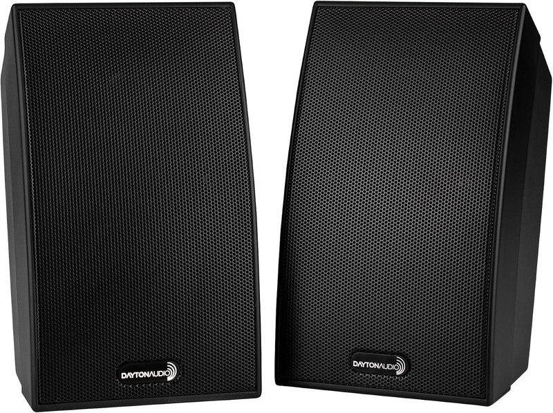 Dayton Audio SAT-BK 50 WATT SATELLITE SPEAKERS USED