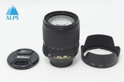 Nikon AF-S DX NIKKOR 18-105mm F3.5-5.6G ED VR Lens for F Mount w/ Hood #260529a