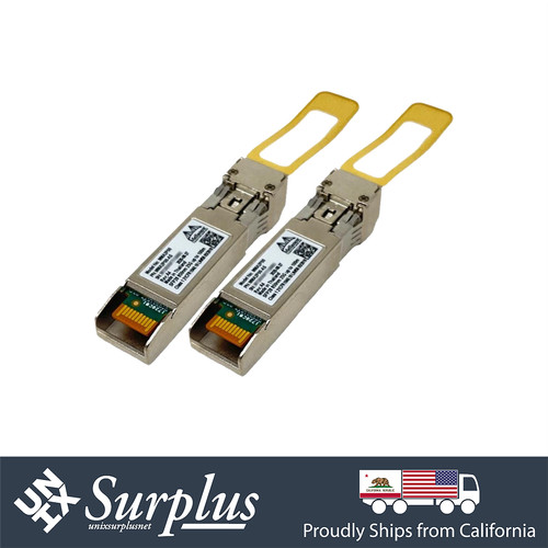 LOT of 2 Mellanox 25GbE SR SFP28 850nm Duplex LC MMF 100m Optical Transceiver