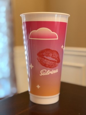 BRAND NEW Sabrina Carpenter Dunkin Donuts Exclusive Limited Edition Cup ''No Lid''