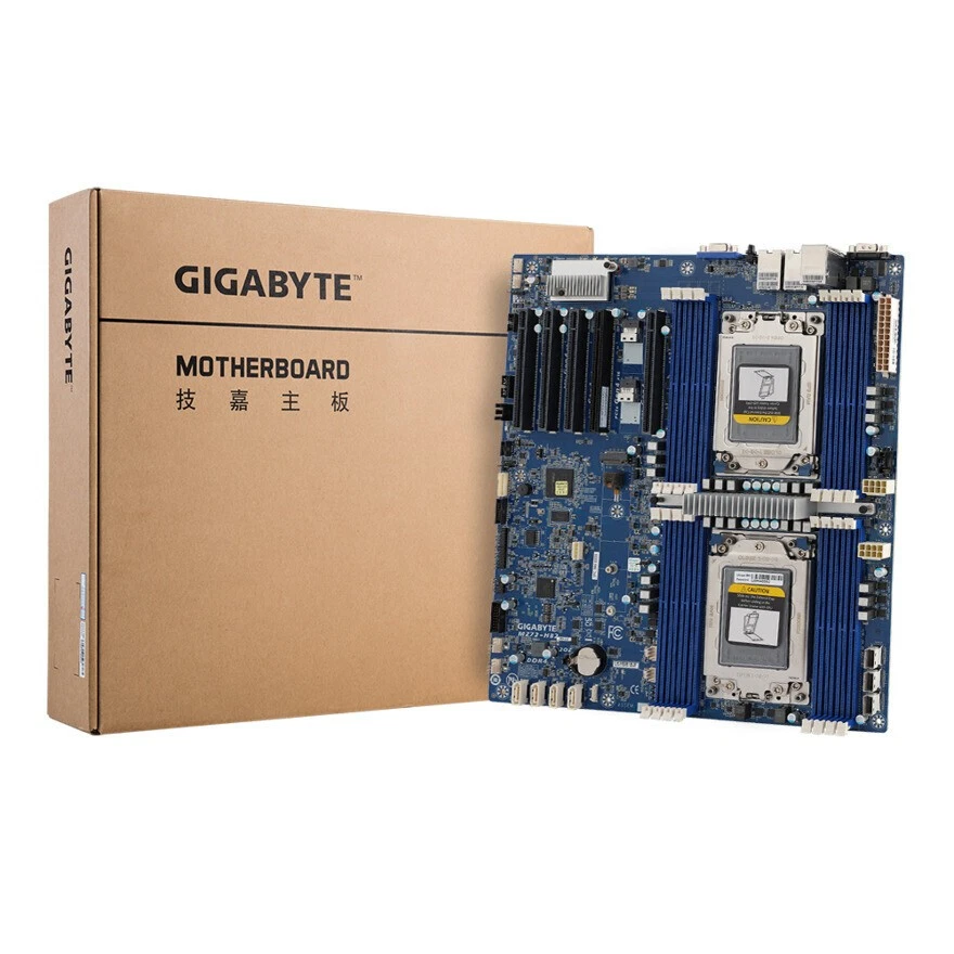 GIGABYTE MZ72-HB2 Socket SP3 DDR4 1 * M.2 E-ATX Server Motherboard - Image 2 of 4