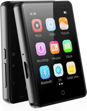 64GB MP3 Player with Bluetooth 5.3, 2.8-inch Touch Screen Digital Music Player